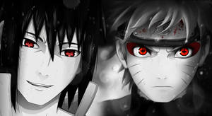 Naruto og Sasuke øjne tapet — Naruto og sasuke Wallpapers