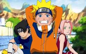 Naruto og Team 7 som børn plakat tapet — Sød naruto Wallpapers