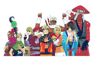 Naruto Plakat Jinchuriki tapet — Naruto plakat Wallpapers