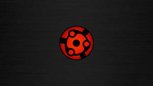 Naruto-symbol rød og sort tapet — Naruto symbol Wallpapers