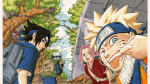 Naruto Team 7 karakterer baggrundsbillede — Naruto karakterer Wallpapers