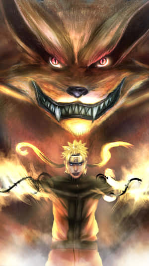 Narutos entfesselte Kraft als episches Handy-Hintergrundbild — Naruto telefon GIF Wallpapers