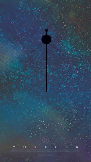 NASA iPhone Voyager 40-års jubilæum — Rum æstetik Wallpapers