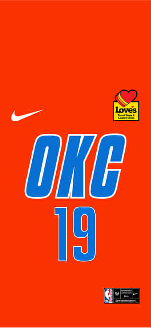 NBA Oklahoma City Thunders trøje nr. 19 — Redmi Note 17 Pro Wallpapers