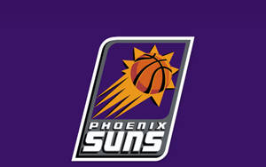 NBA Phoenix Suns logo i lilla wallpaper — Simpel Wallpapers