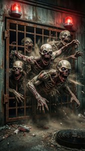 Et pludseligt necromorph-baghold, når de bryder frem fra en ventilationsskakt. wallpaper