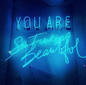Neonblå æstetik billeder — Neon blå Wallpapers