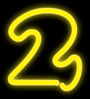 Neon gul nummer to