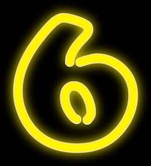 Neon gul nummer seks
