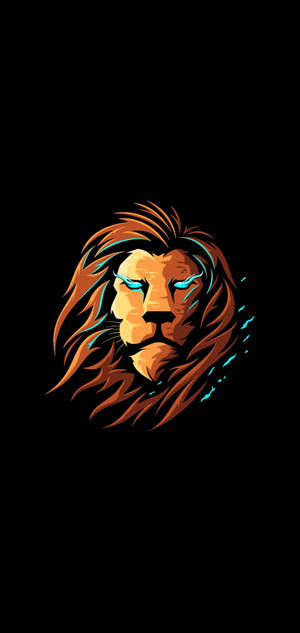 Neon Løve Gaming Logo HD — Galaxy S24 FE Wallpapers