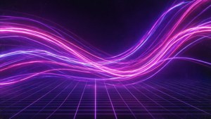 Vaporwave neonlilla og lyserøde lysstriber. — Neon lilla Wallpapers