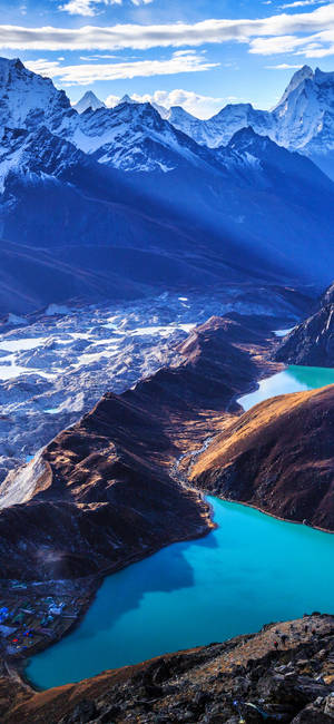 Nepals Gokyo-sø top iPhone HD — Bjerge Wallpapers