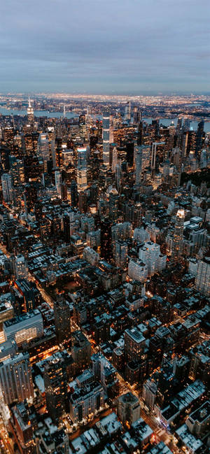 New York City IPhone X Luftfoto Nærhed — iPhone 18 Wallpapers