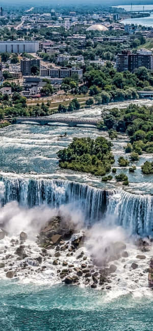 720p Niagara Falls Baggrund — Vivo T4 Wallpapers