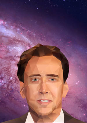 2480x3508 Nicolas Cage, Rum, Photoshoppet, Adobe Photoshop, Ansigt, Trekant — Oppo Pad 6 Wallpapers