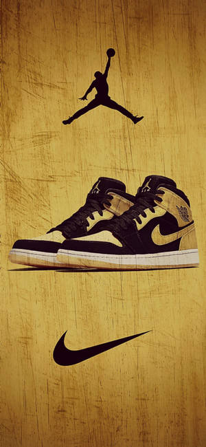 Nike Air Jordan Pollen baggrund — iPhone 15 Wallpapers