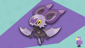 Noibat på lilla og turkis — Anime skrivebord Wallpapers