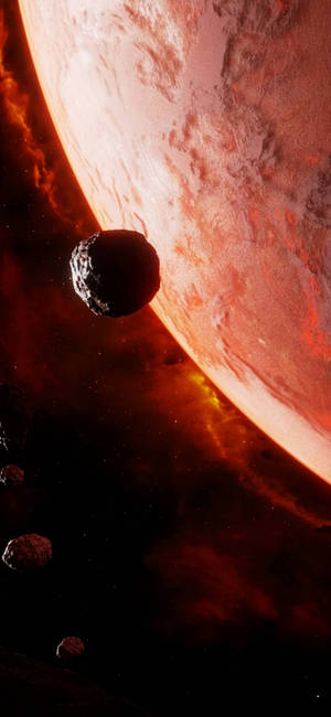 Note 10 Plus Asteroids baggrund — Pixel 9 Pro Wallpapers