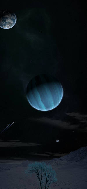 Note 10 Plus Outer Space baggrund — iPhone 13 Pro Max Wallpapers