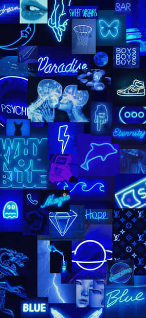 Aesthetic Blue baggrund — Honor Win Turbo Wallpapers
