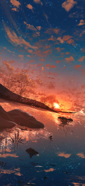 Anime Solnedgang Iphone — Oppo Find X10 Wallpapers