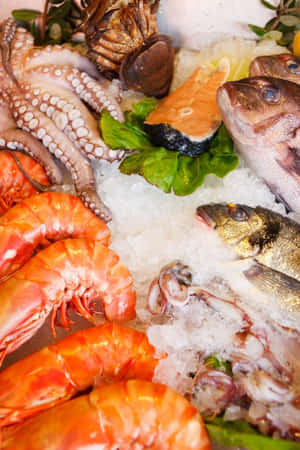 Nyd en frisk fiskeret — Vivo Pad SE Wallpapers