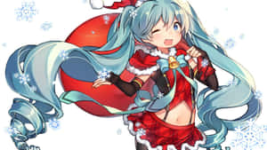 Anime-julebaggrund