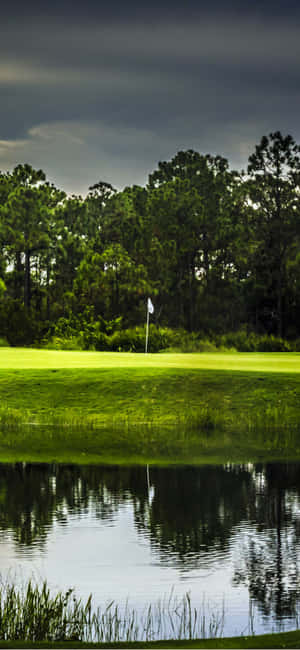 Iphone X Golfbane Baggrund — Huawei Pura 90s Pro Wallpapers