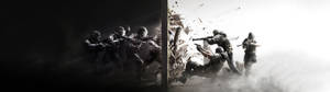 Dobbelt skærm Tom Clancy Rainbow Six Siege wallpaper. — 32:9 Wallpapers