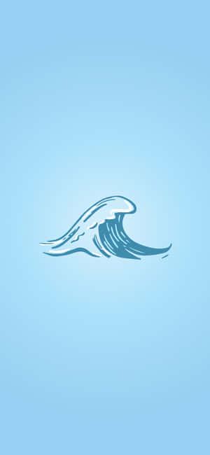 Blå og hvid baggrund — Honor Win Turbo Wallpapers