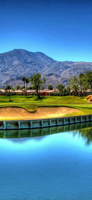 Iphone X golfbanebaggrund — POCO M8 Wallpapers