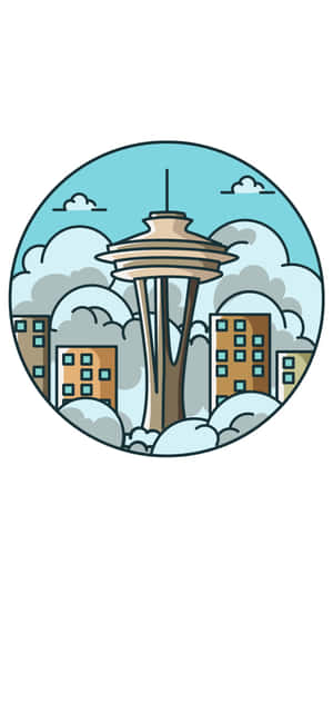 iPhone X Seattle Baggrund — Simpel Wallpapers