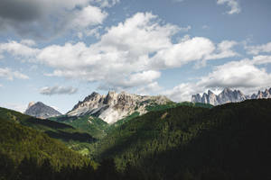 Sceniske bjerge om sommeren tapet. — Sommer Wallpapers