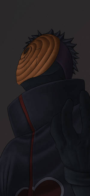 Telefonskærmbillede af Obito i Akatsuki-kåbe tapet — iPhone 18 Wallpapers