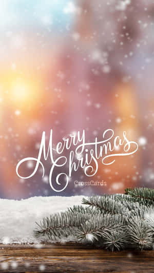 Julebaggrund til telefon — Juletelefon Wallpapers