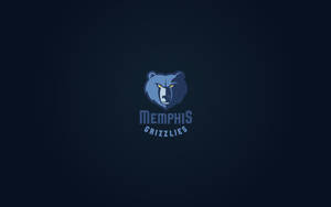 Wallpaper med officielt Memphis Grizzlies holdlogo — Lav kontrast Wallpapers