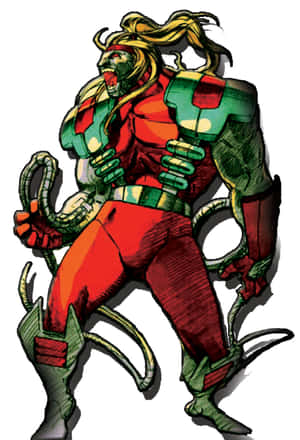 Omega Red, den mægtige mutantskurk, i aktion — Xiaomi 18 Fold Wallpapers
