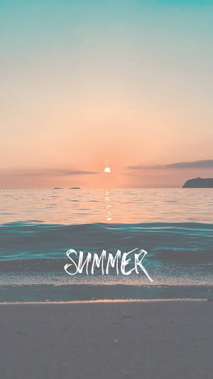Omfavn varmen fra sommeraftener — Sommer æstetik Wallpapers