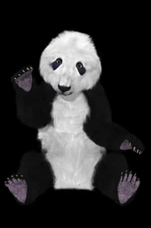 Omvendt farvet panda-bamse — Panda Wallpapers