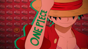 One Piece Skrivebordsbillede med Kødmønster