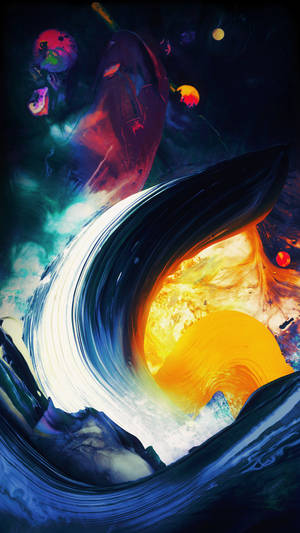 Oneplus Abstrakt Sci-Fi Kunst tapet