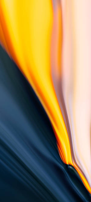 Oneplus blå, gul, fløde tapet — iPhone 17 Pro Max Wallpapers