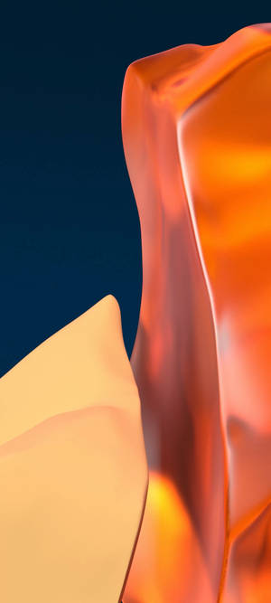 Oneplus orange krystal tapet — 1080x2400 Wallpapers
