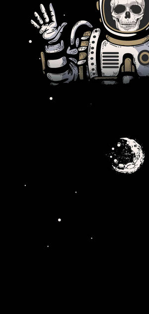 Galaxy S10 Plus udød astronaut i det ydre rum baggrundsbillede — Galaxy s10 plus GIF Wallpapers