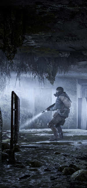 Iphone X Metro Last Light Baggrund — Galaxy S24 Wallpapers