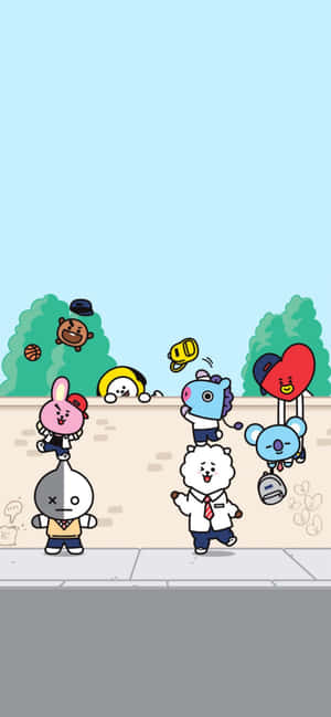BT21 billeder — iPhone 14 Pro Wallpapers