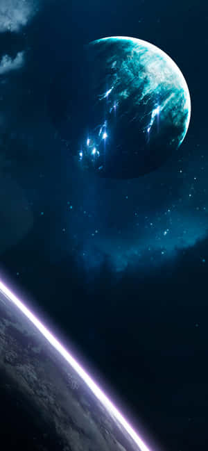 Blue Galaxy Iphone — Huawei nova 16 SE Wallpapers
