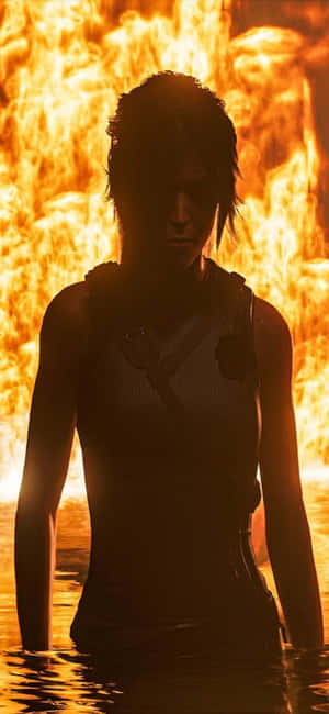 iPhone X Shadow Of The Tomb Raider Baggrund — Galaxy A17 Wallpapers