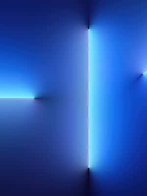 Blå neon baggrund — iPad Pro 12.9 Wallpapers