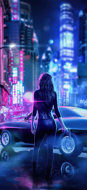 Japansk Neon — Vivo V70 Wallpapers